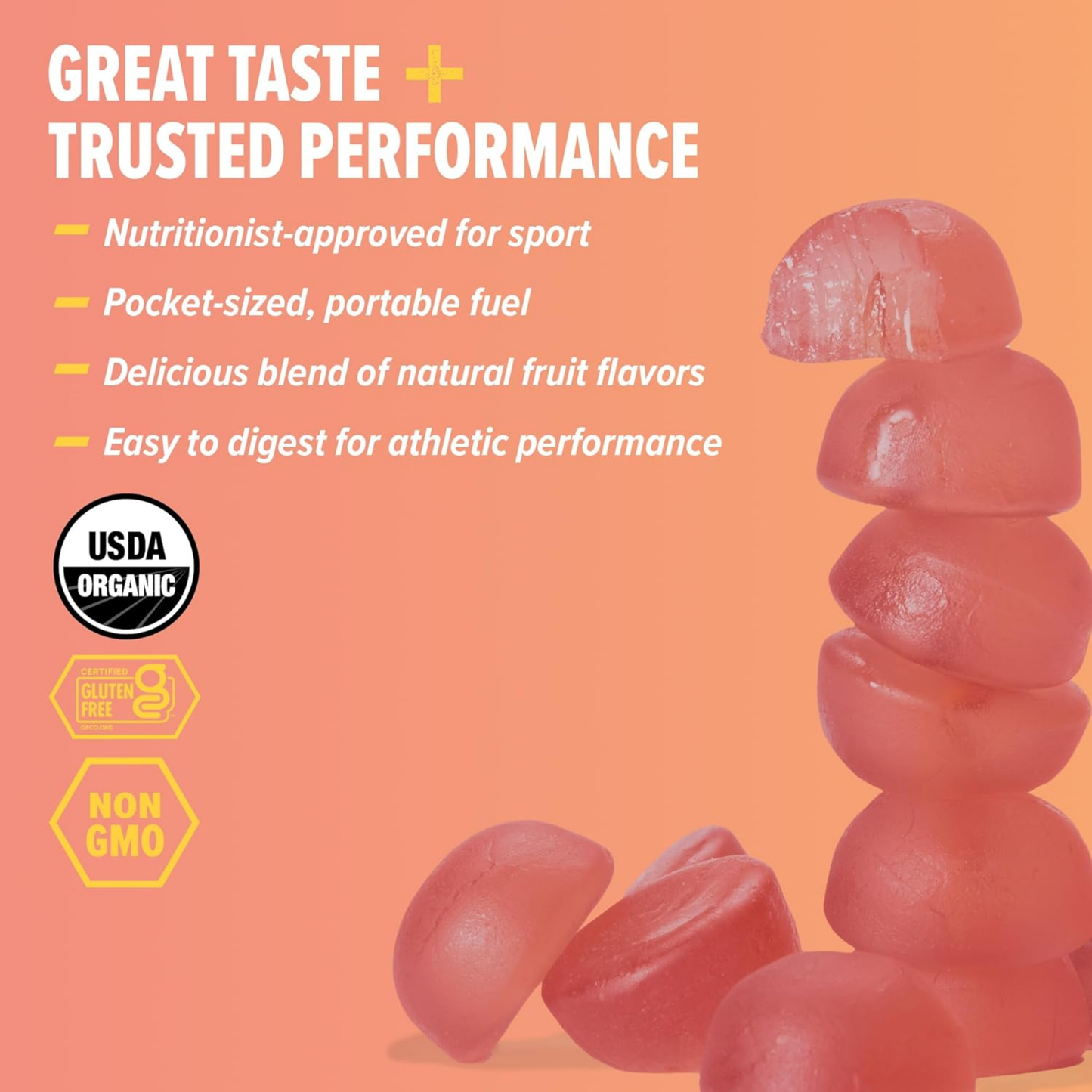 Honey Stinger Classic Pink Lemonade Energy Chews 1.8oz 12ct