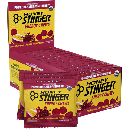 Honey Stinger Classic Pomegranate Passionfruit Energy Chews 1.8oz 12ct