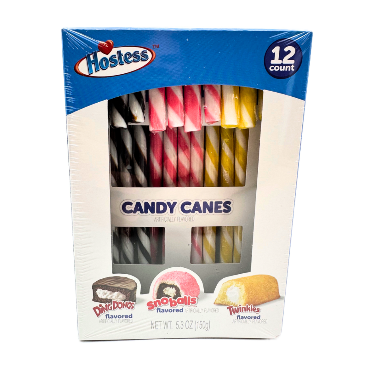 Hostess Assorted Candy Canes 5.3oz - 12ct