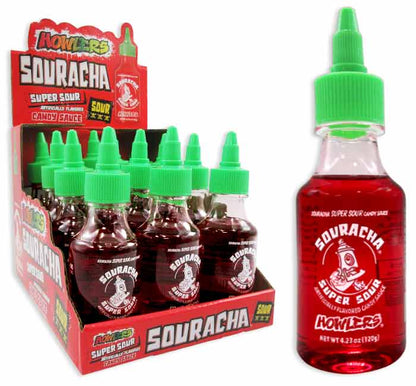 Howlers Souracha Super Sour Candy Sauce 4.23oz - 12ct