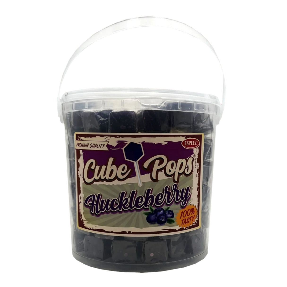 Espeez Huckleberry Cube Pop Jar - 100ct