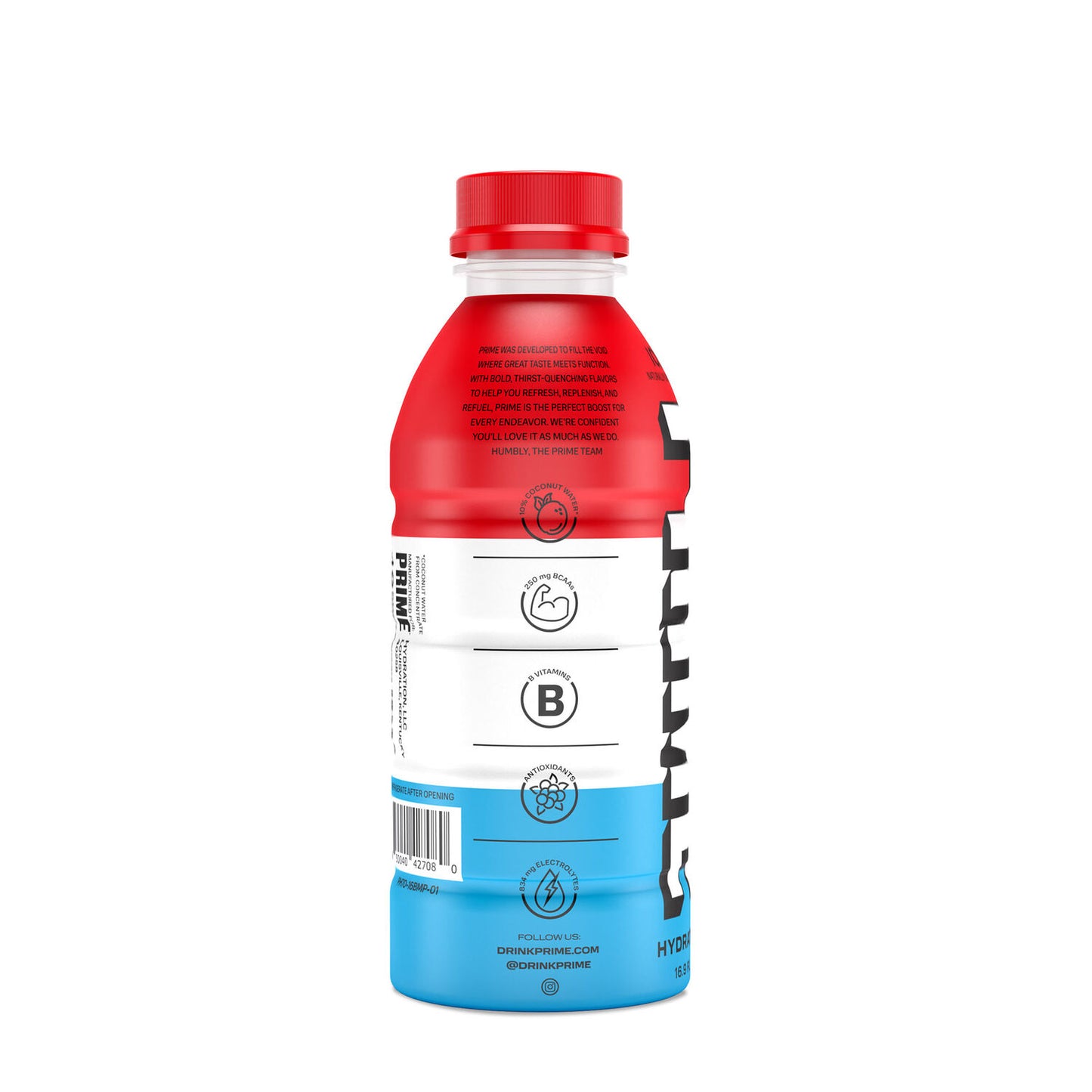 Prime Hydration Drink Ice Pop 16.9oz - 12ct