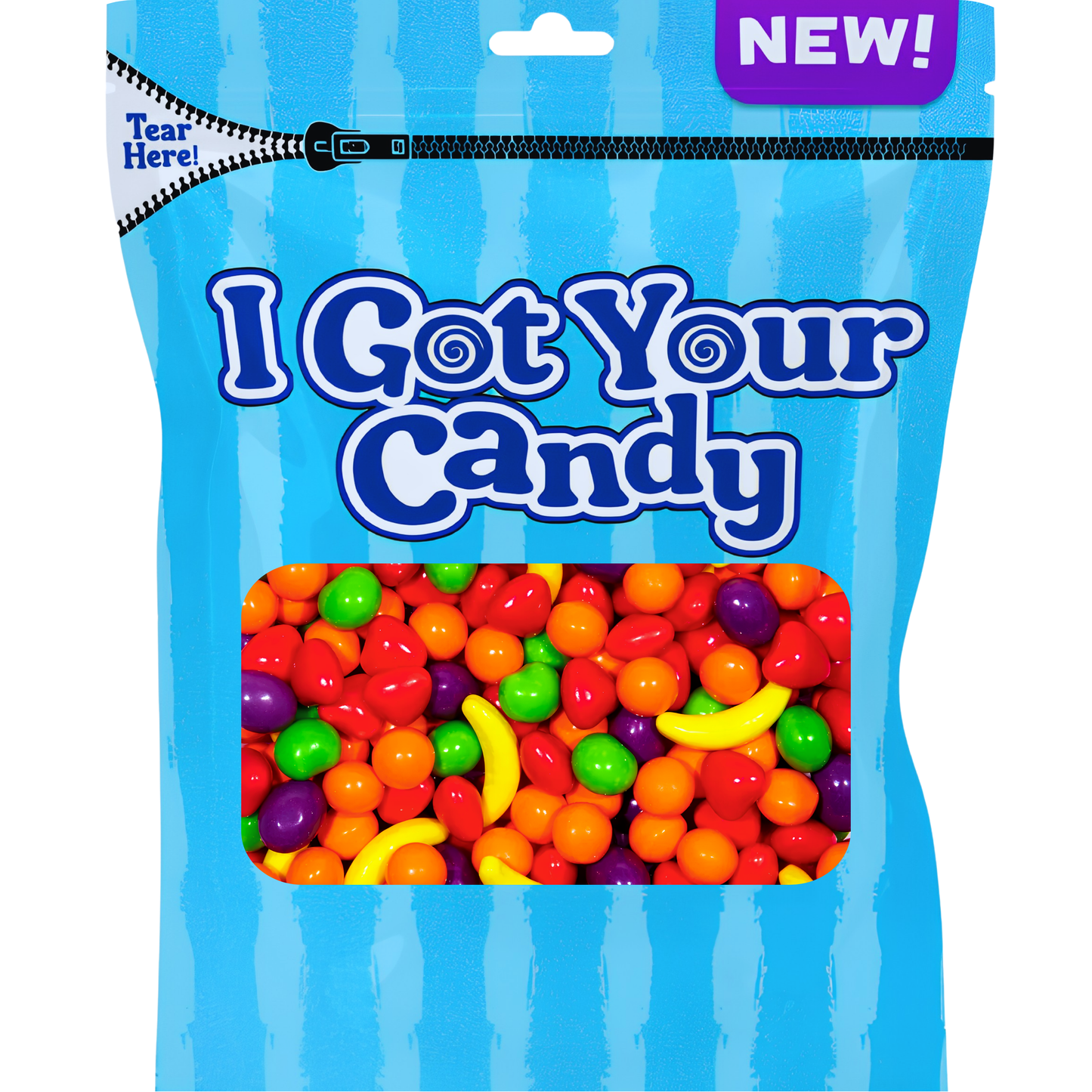 I Got Your Candy Fruit Pressed Candy (like Runts) 6oz 12ct