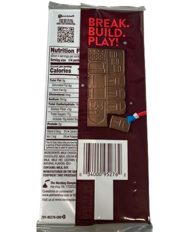 Hershey's Build A Santa Choc Bar 4oz - 12ct