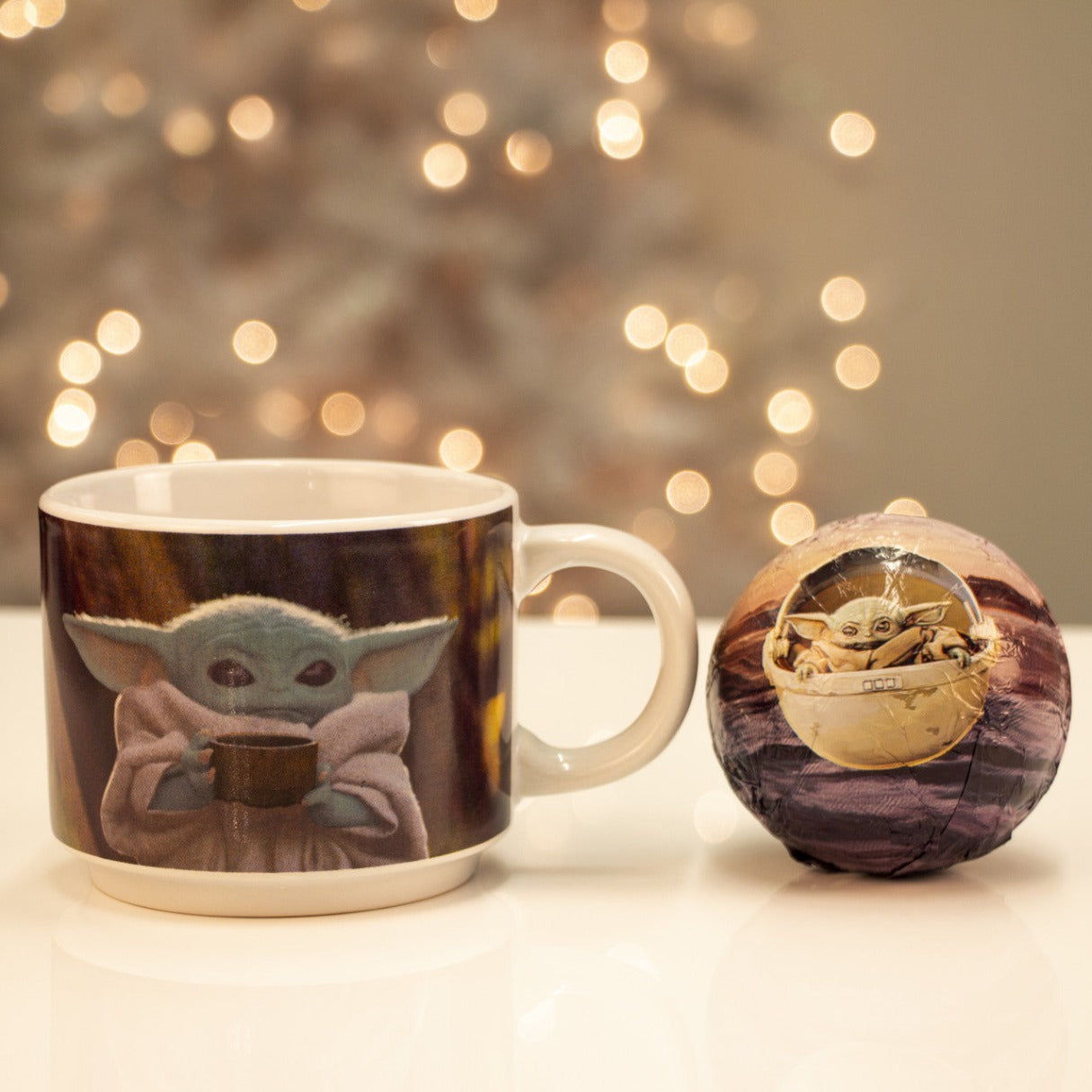 Star Wars The Mandalorian "Grogu" Chocolate Ball and Mug Gift Set