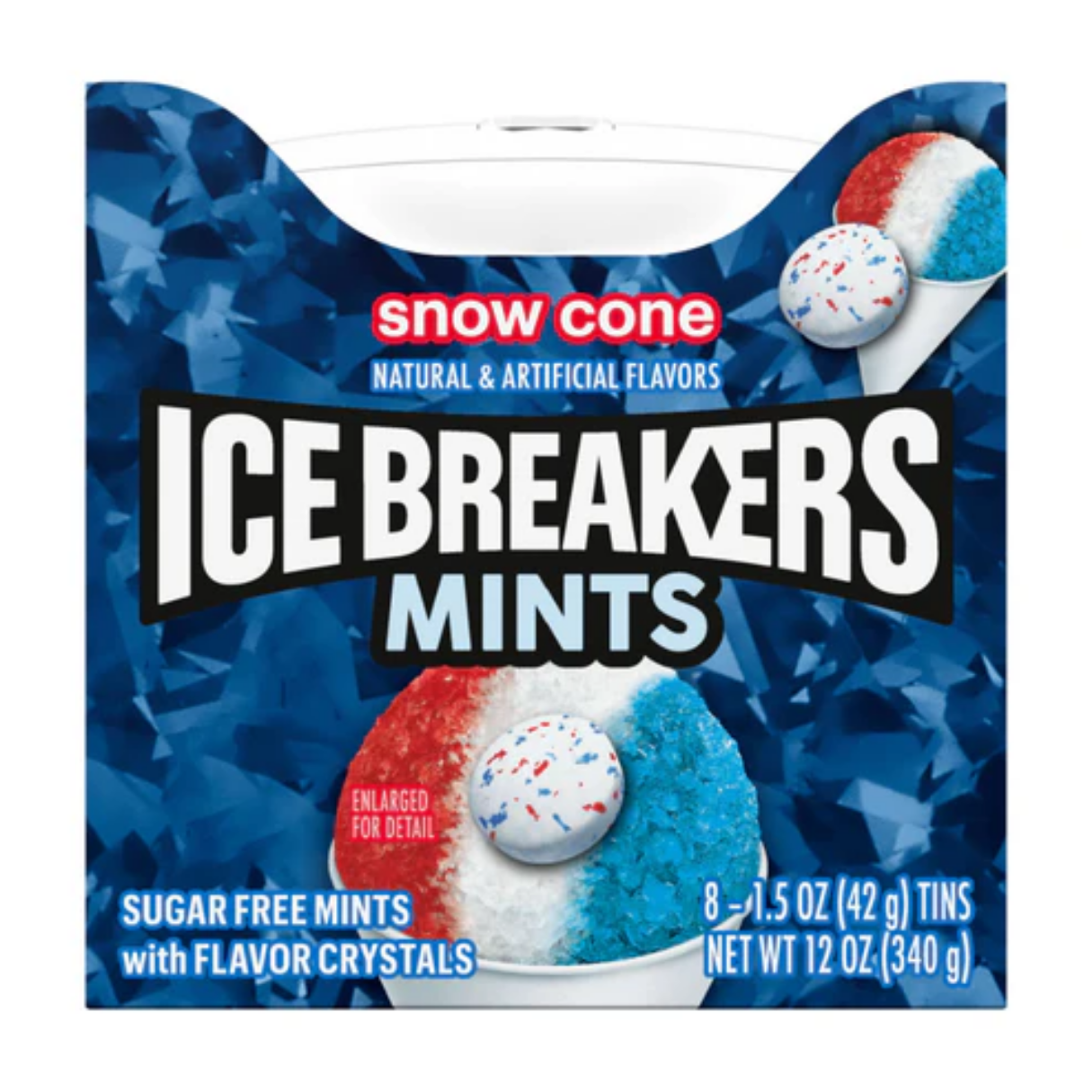 Ice Breakers Snow Cone Sugar Free Mints 1.5oz - 8ct