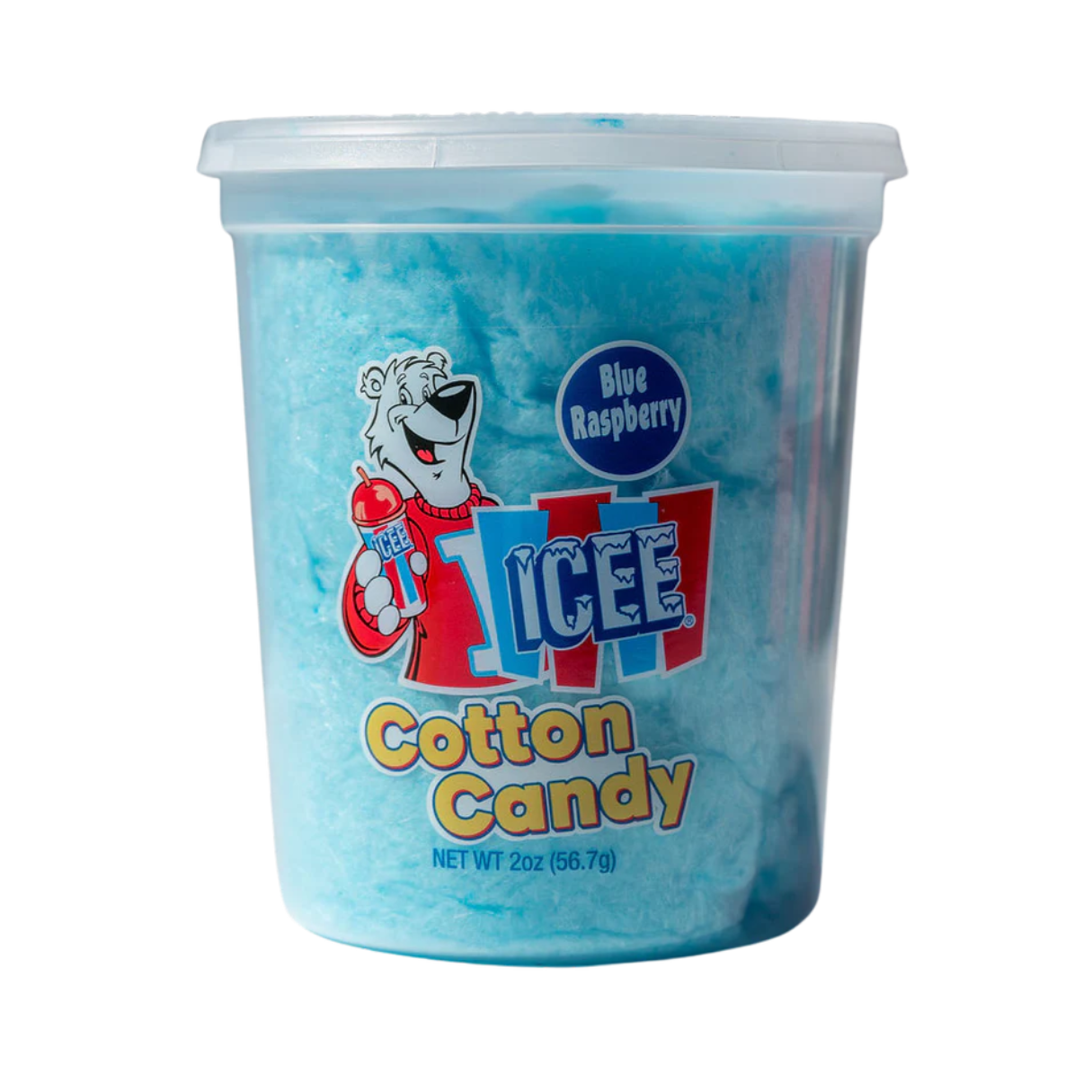 Icee Cotton Candy Blue Raspberry and Cherry Tub 2oz - 48ct