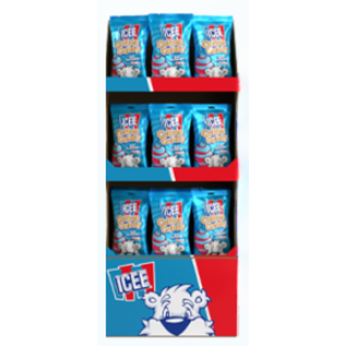 Icee Display Shipper Cotton Candy Bag 3oz - 48ct