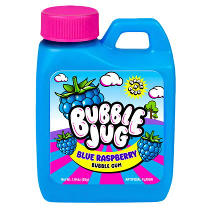 Bubble Jug Blue Raspberry Bubble Gum 1.94oz 12ct