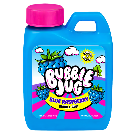 Bubble Jug Blue Raspberry Bubble Gum 1.94oz 12ct