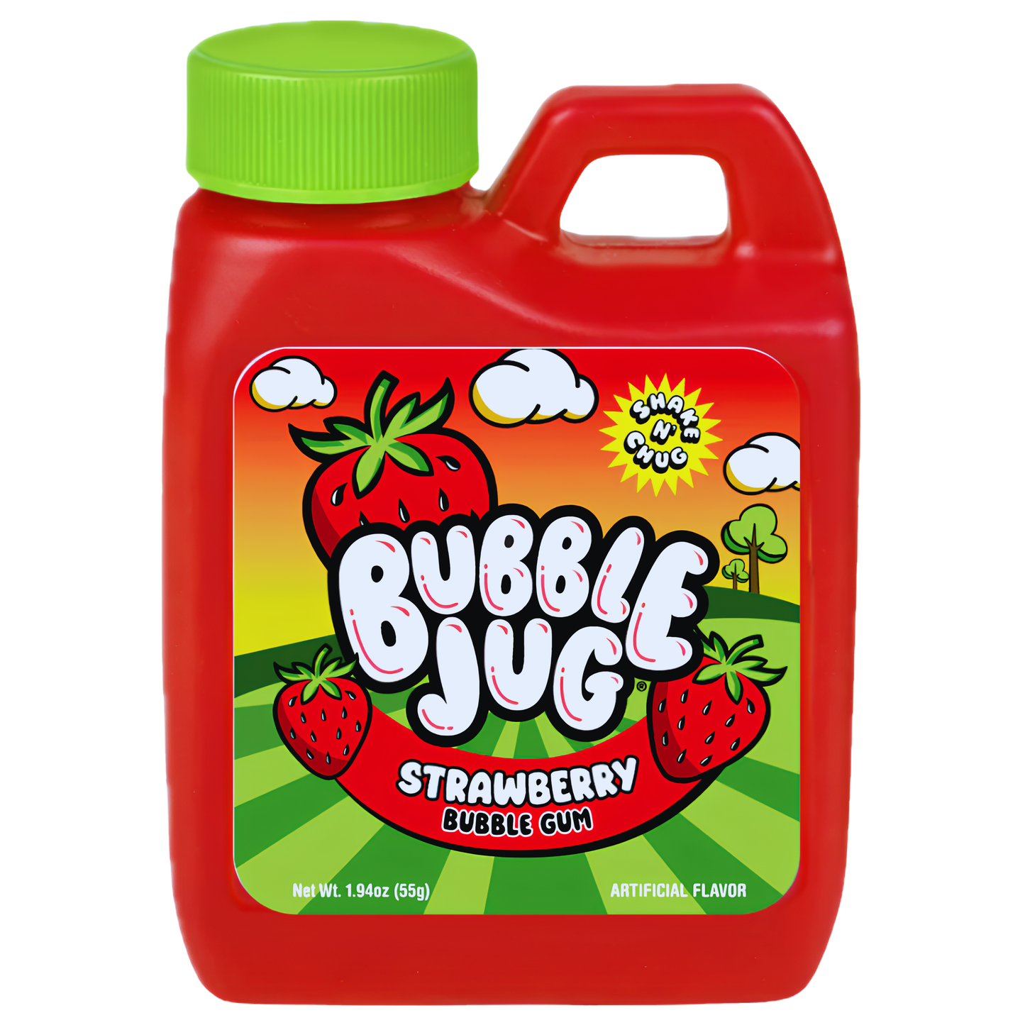 Bubble Jug Strawberry Bubble Gum 1.94oz 12ct