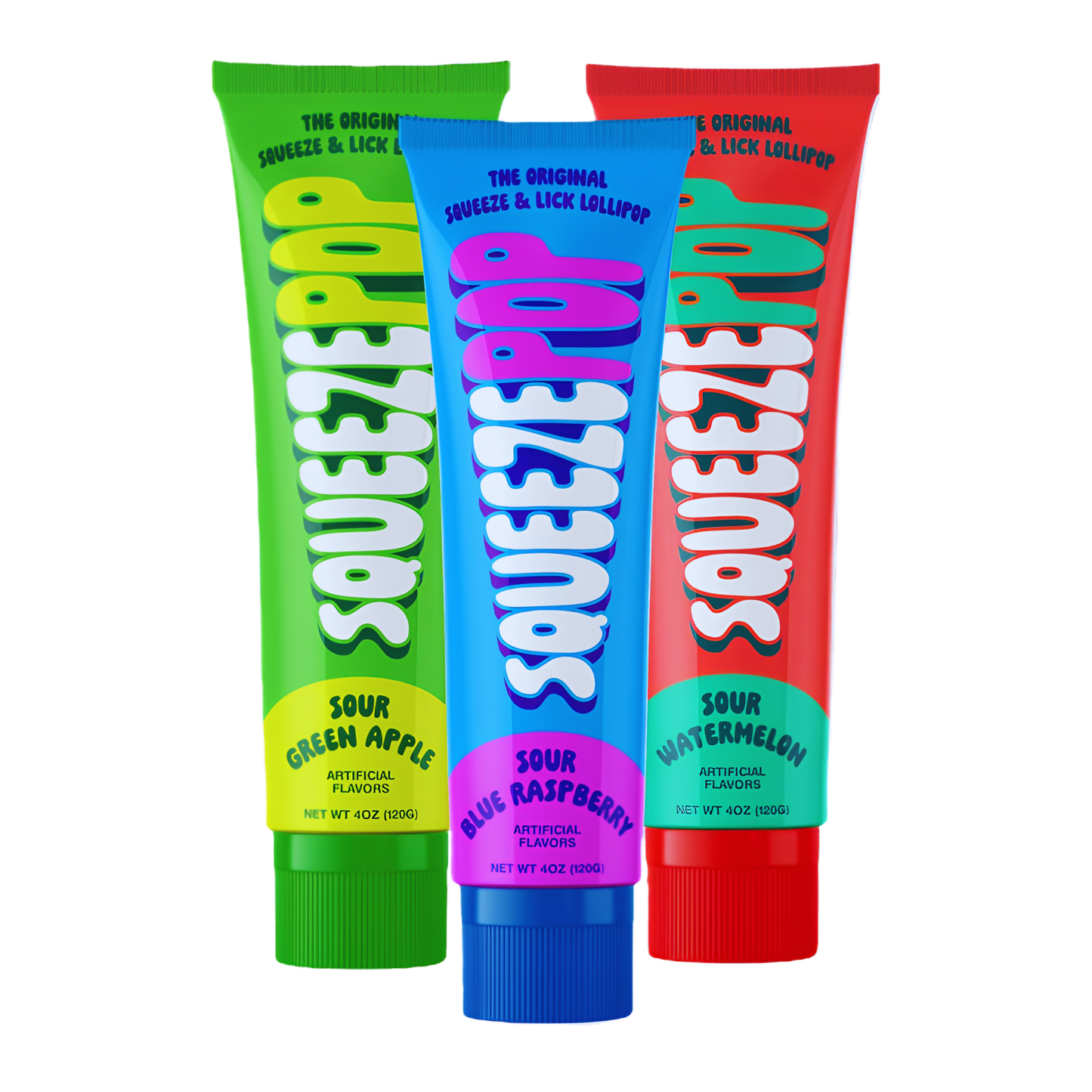 Squeeze Pop Assorted 4oz 12ct