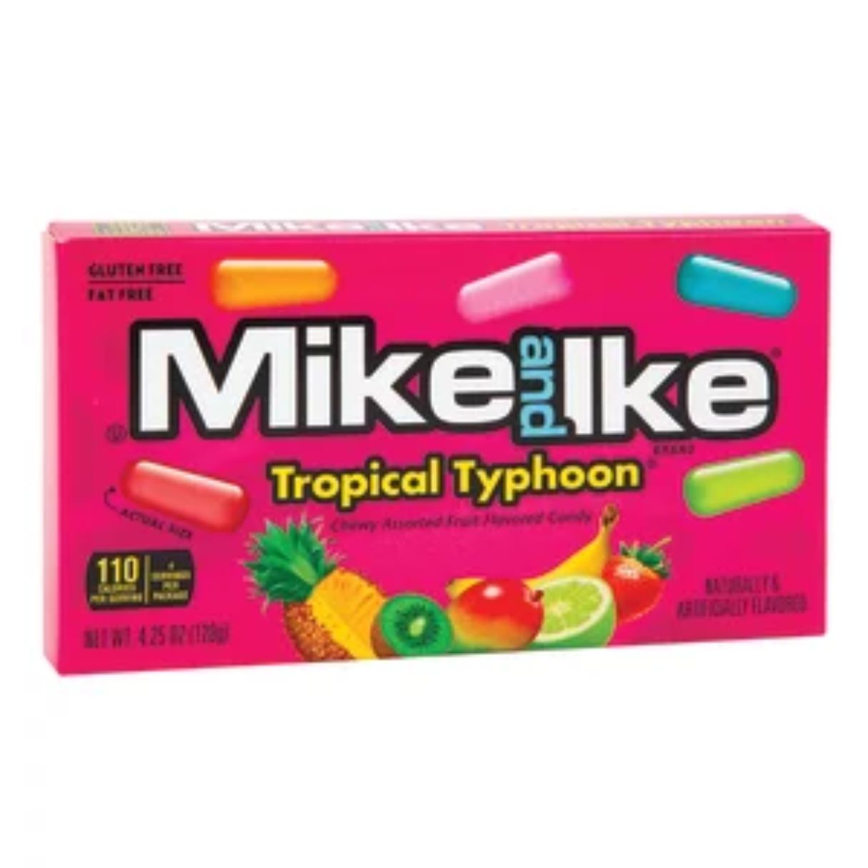 Mike & Ike Tropical Typhoon Candies Theater Box 4.25oz - 12ct