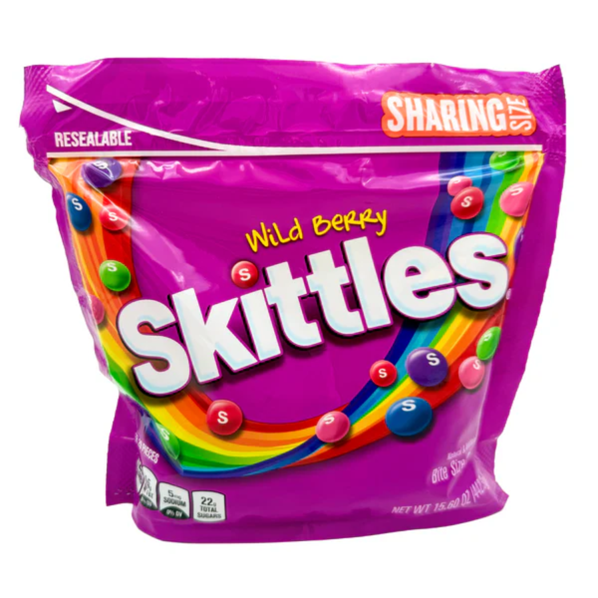 Wild Berry Skittles Sharing Size Bag 15.6oz - 6ct