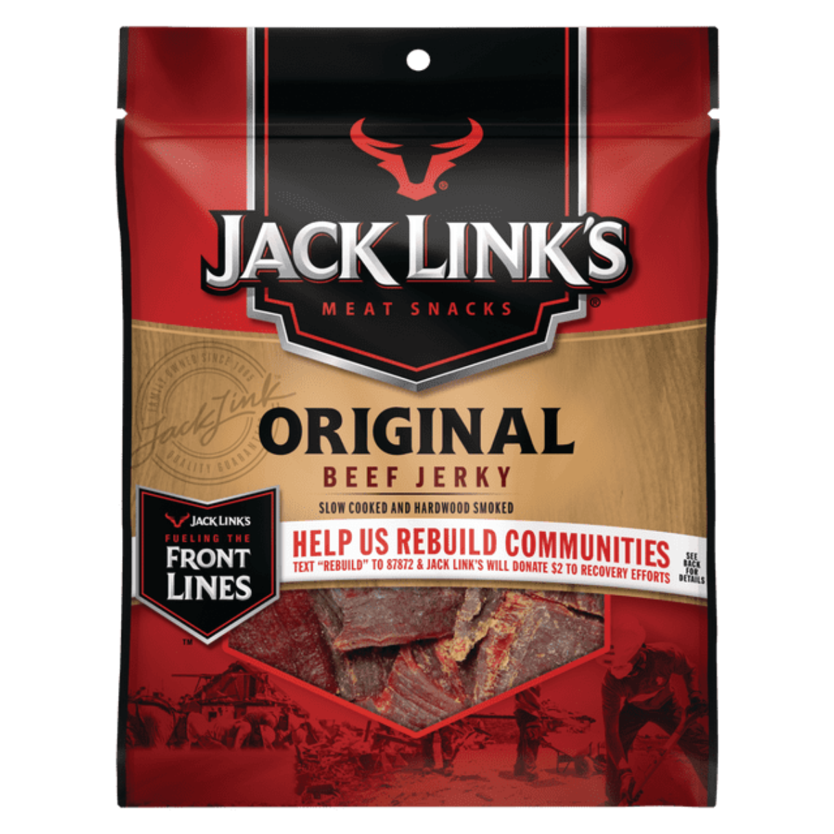 Jack Link's Beef Jerky Original 3.25oz - 12ct