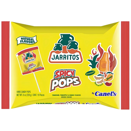 Jarritos Pops Hard Candy Spicy Lollipops Bag 8oz 12ct