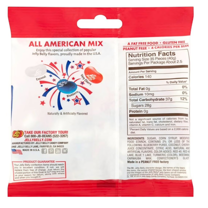 Jelly Belly All American Jelly Bean Mix 3.5oz 12ct