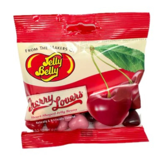 Jelly Belly Cherry Lovers Heart Shaped 3.5oz 12ct