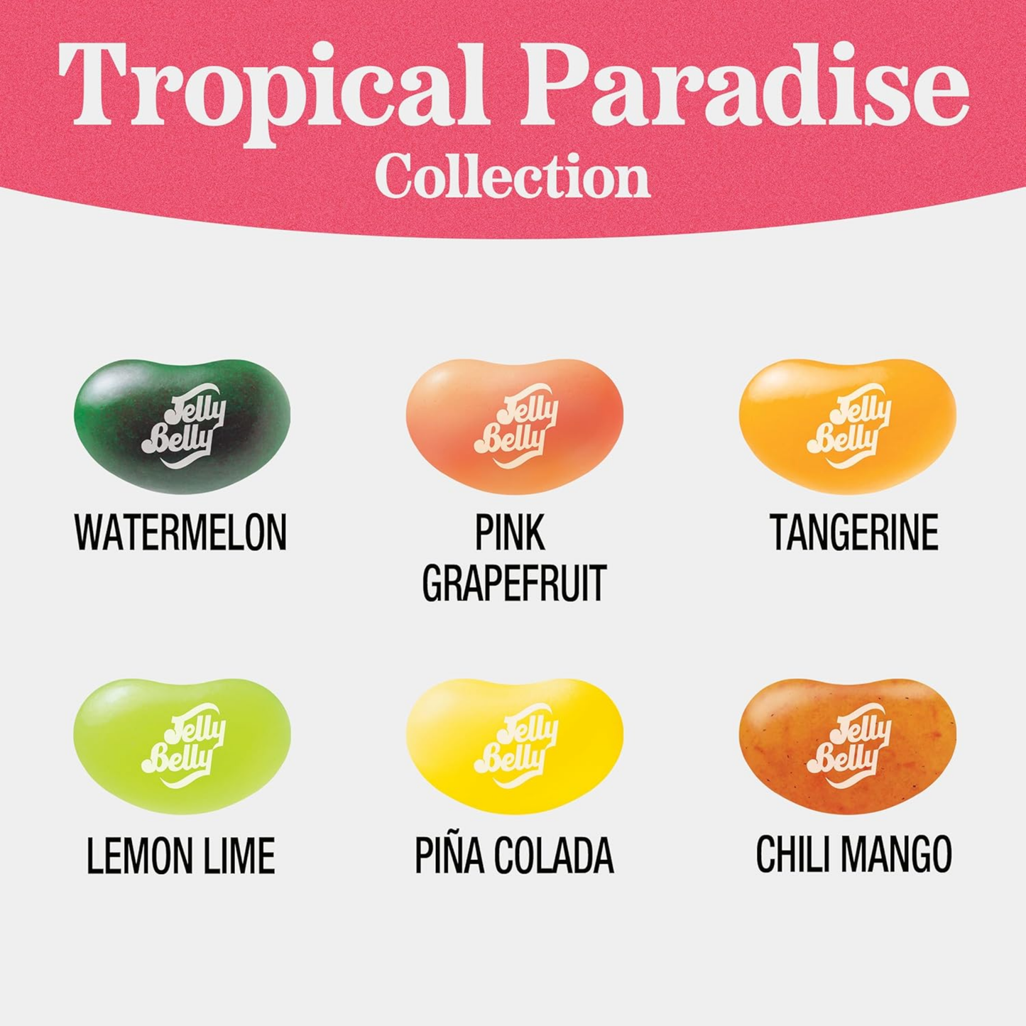 Jelly Belly Tropical Paradise Jelly Beans 3.5oz 12ct