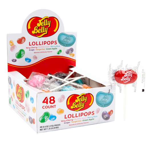 Jelly Belly Lollipops 0.6oz - 48ct