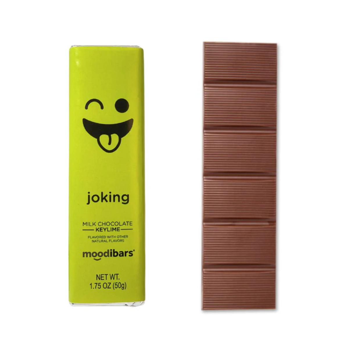 Joking Moodibar - Milk Chocolate Keylime 1.75oz / 24pcs