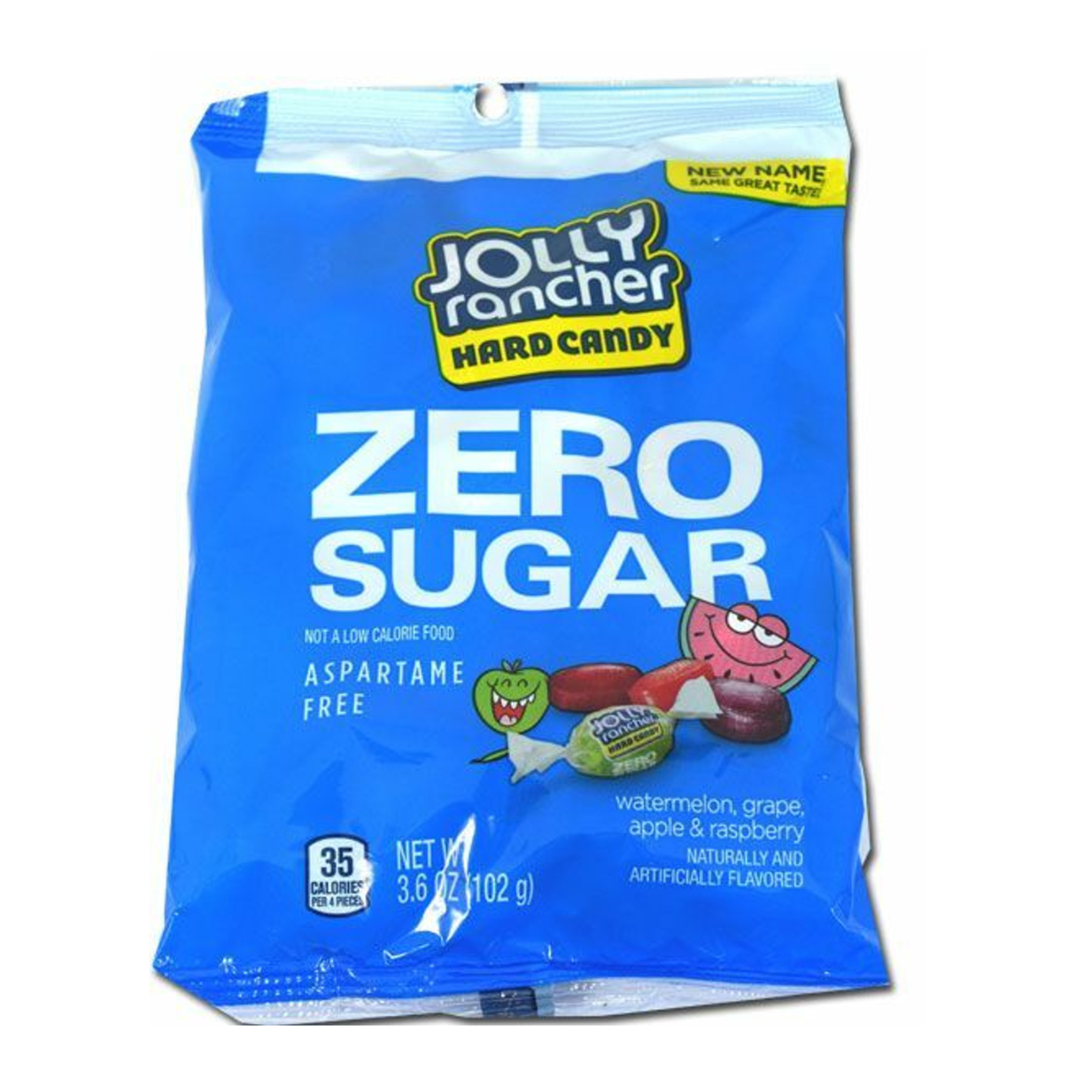 Jolly Rancher Sugar Free Assorted Bag 3.6oz - 12ct