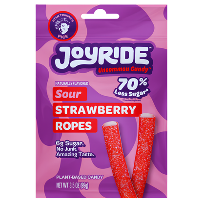Joyride Sour Strawberry Ropes Box 3.5oz 10ct