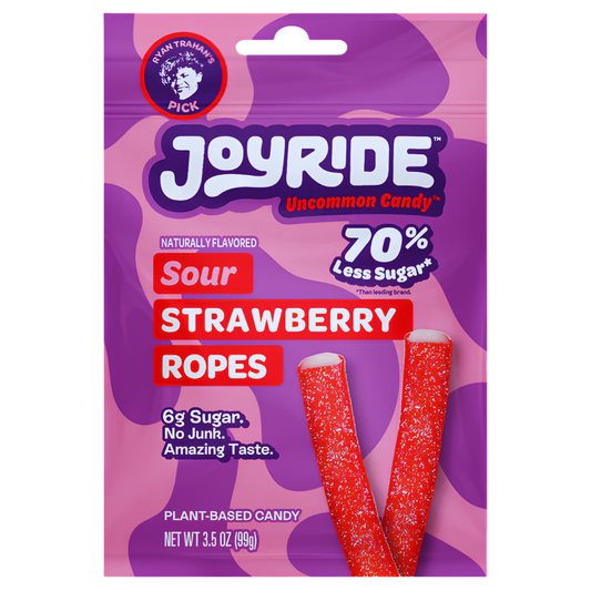Joyride Sour Strawberry Ropes Box 3.5oz 10ct