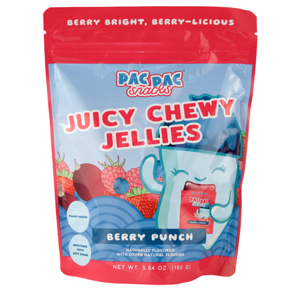 Juicy Chewy Jellies Berry Punch Peg Bag 5.64oz 12ct
