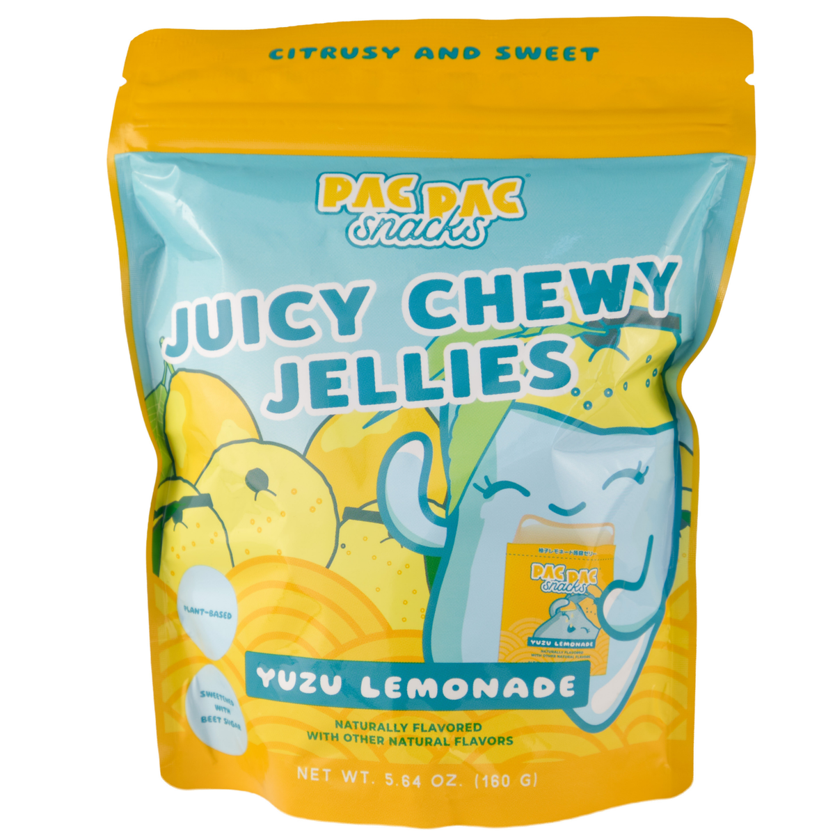 Juicy Chewy Jellies Yuzu Lemonade Peg Bag 5.64oz 12ct