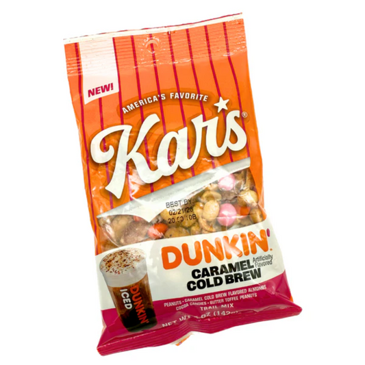 Kar's Dunkin' Caramel Cold Brew Trail Mix 5oz - 12ct