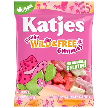 Katjes Squishy Wild & Free Gummies 4.9oz 15ct