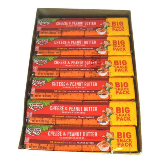 Keebler Cheese & Peanut Butter Crackers Big 12 Pack