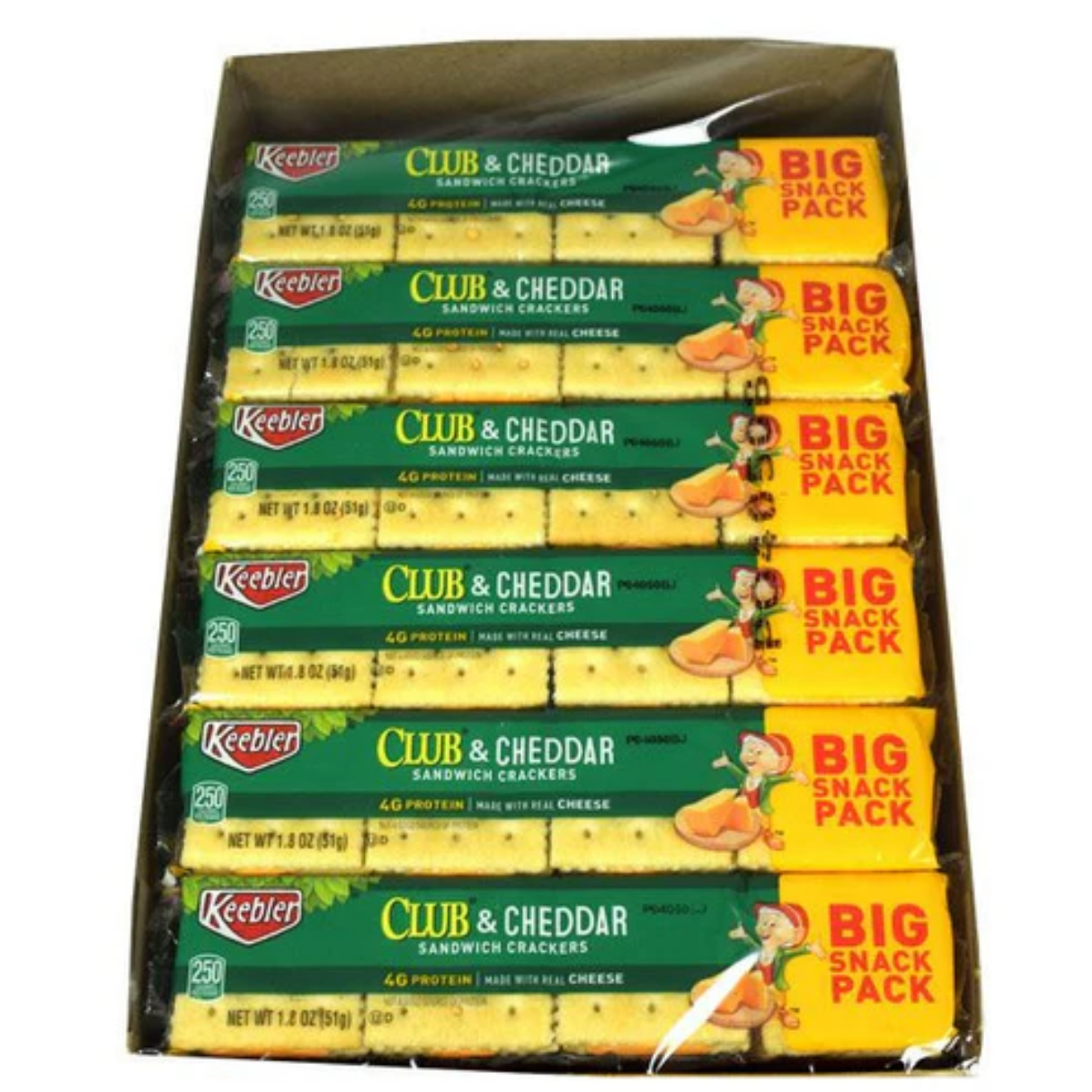 Keebler Club Cracker & Cheddar Big 1.8oz 12ct