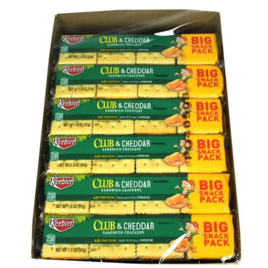 Keebler Club Cracker & Cheddar Big 1.8oz 12ct