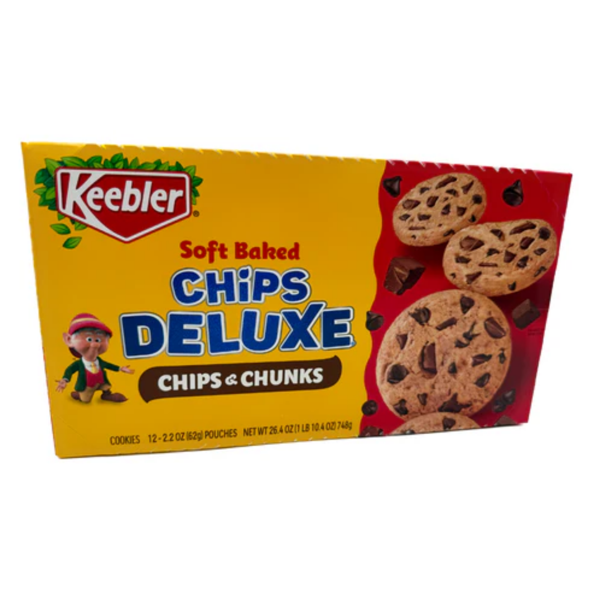 Keebler Soft Baked Chips Deluxe Cookies 2.2oz - 6ct