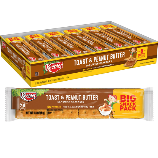 Keebler Toast & Peanut Butter Crackers 1.8oz - 12ct