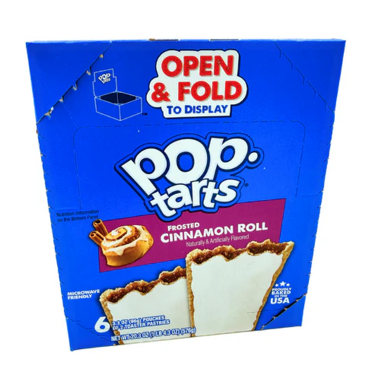 Pop Tarts Frosted Cinnamon Roll 3.3oz - 6ct