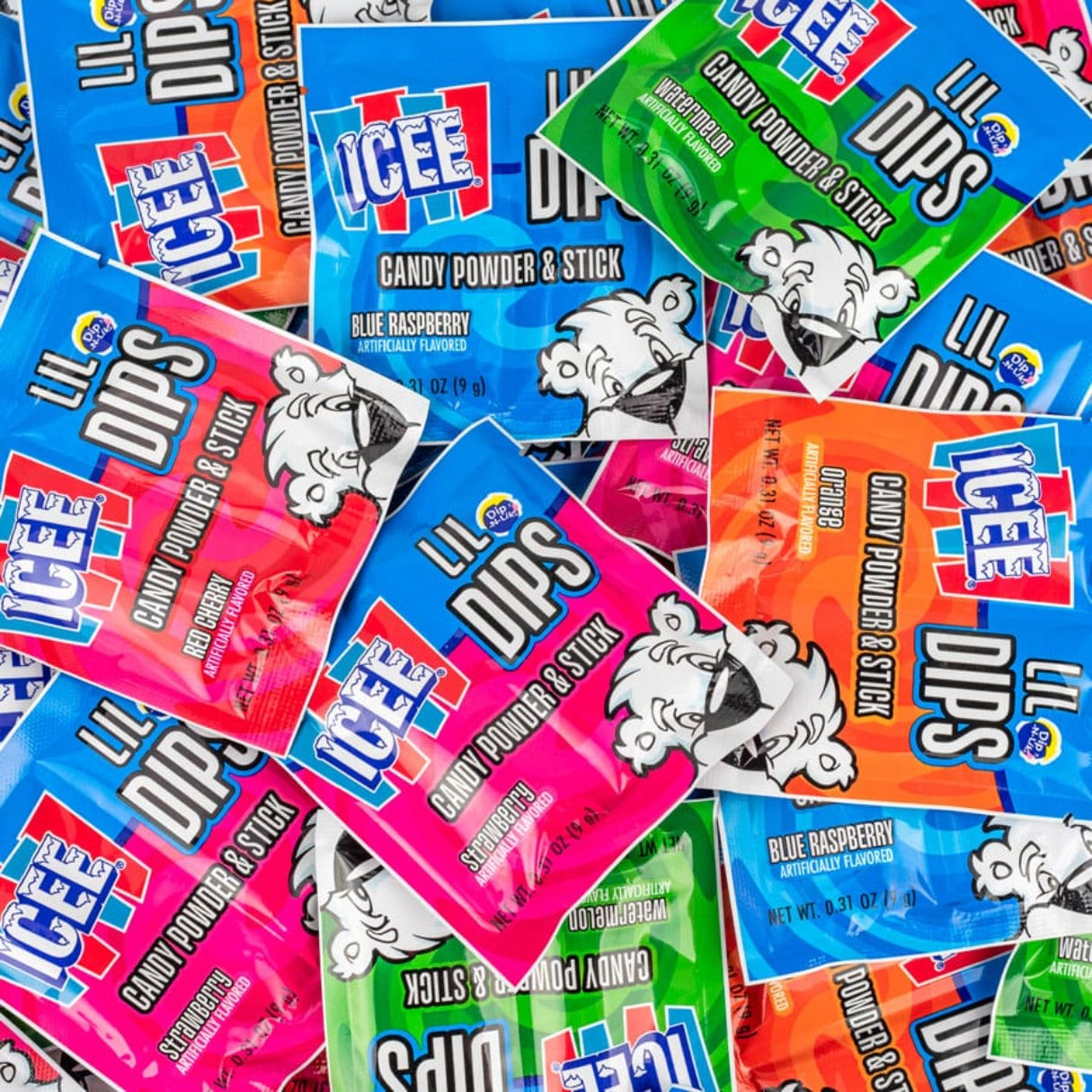 Koko's ICEE Lil Dips Candy in Bulk 0.31 oz - 864ct