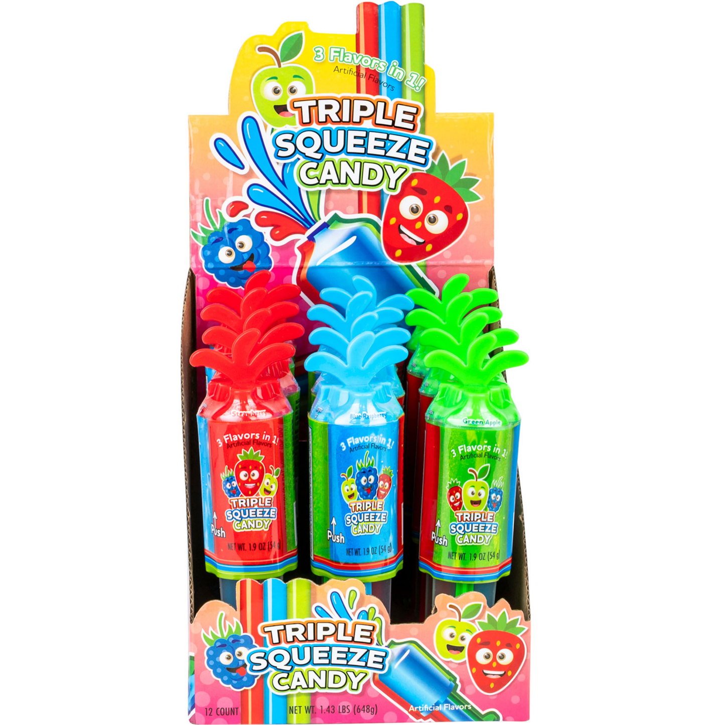 Koko's Tripple Squeeze Candy 1.9oz 8ct