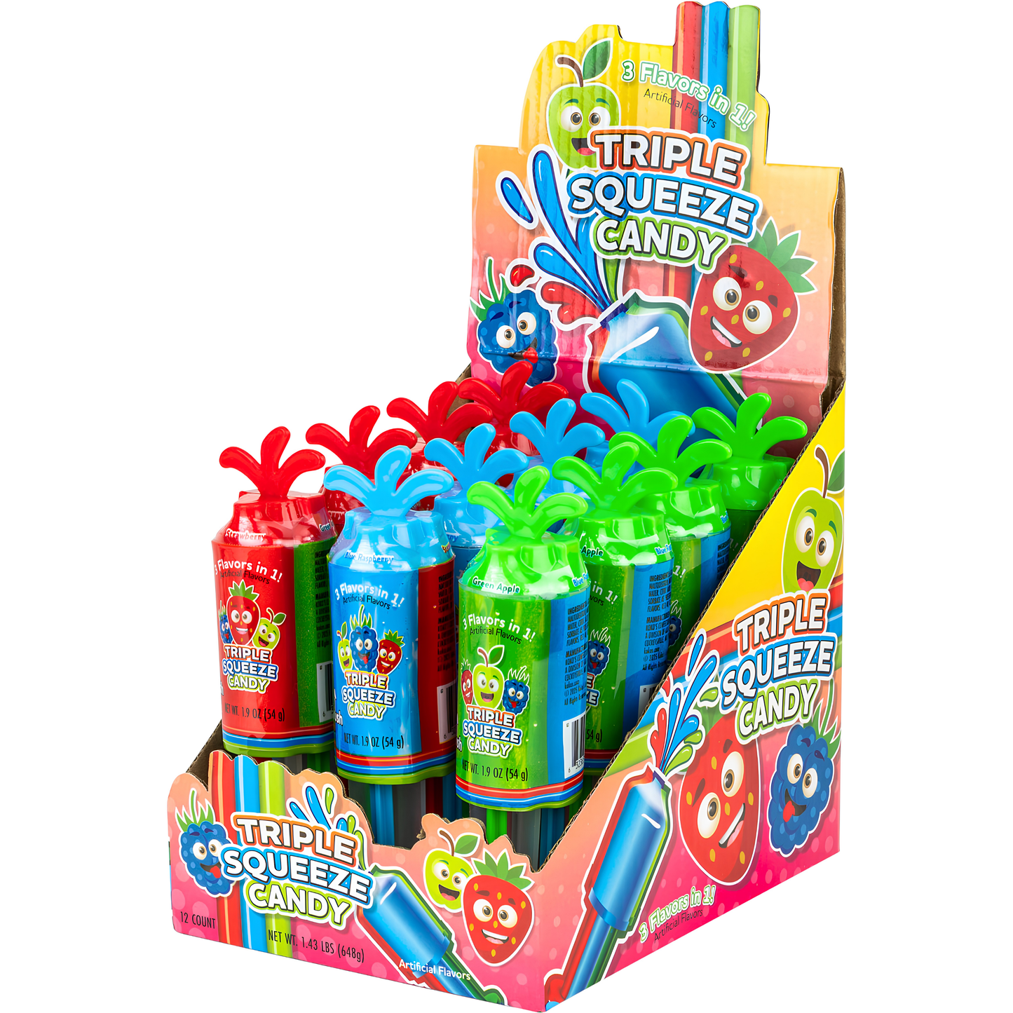 Koko's Tripple Squeeze Candy 1.9oz 8ct