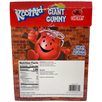 Kool Aid Ginormous Gummy Cherry Kid 1lb - 12ct