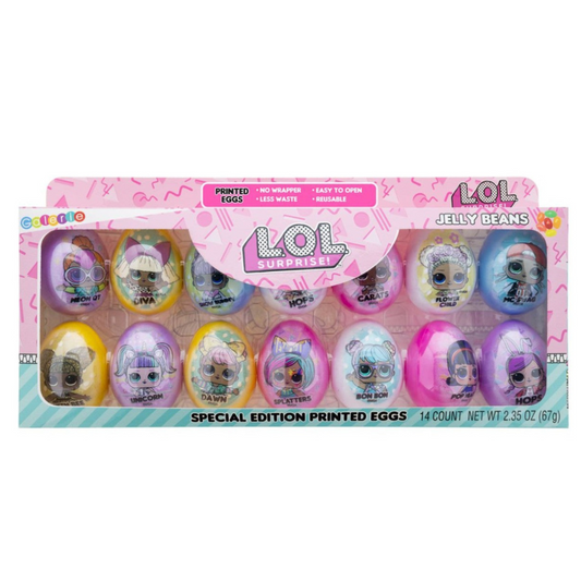 L.O.L. Surprise! printed Eggs with Candy 2.35oz - 6ct