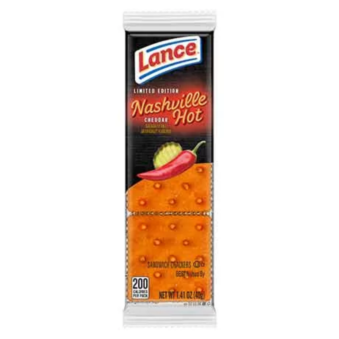 Lance Nashville Hot Cheddar Sandwich Crackers 1.41oz 10ct ($5.00/pc)