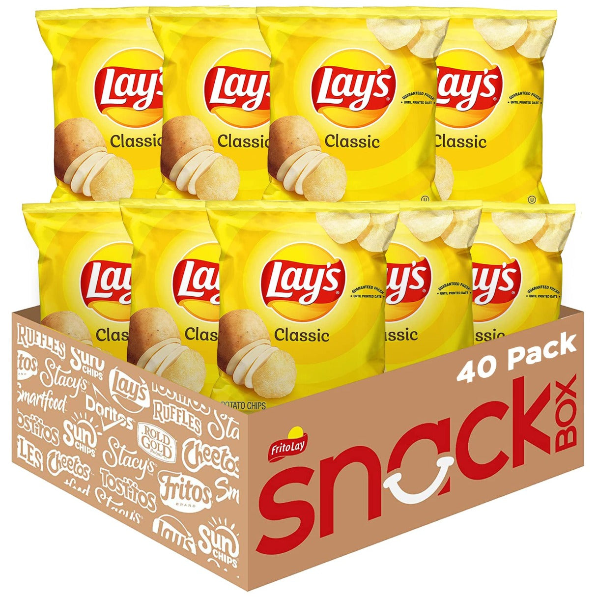 Lays Classic Chips 1oz - 50ct