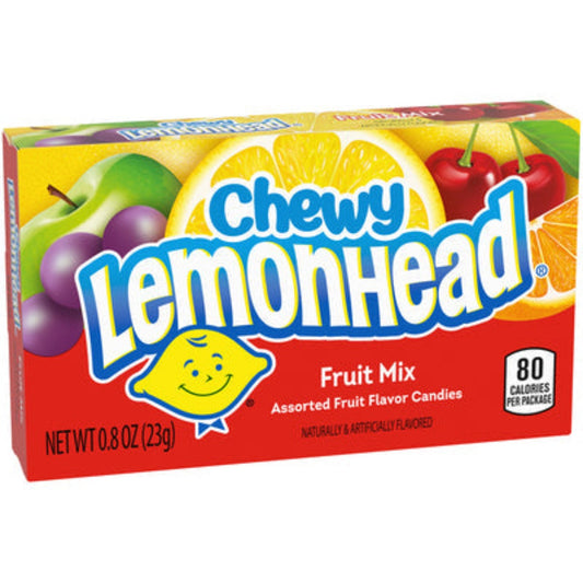 Chewy Lemonhead Fruit Mix Assorted Fruit Candies 0.8oz - 24ct