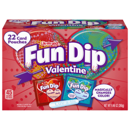 Fun Dip Valentine's Day Card Kit 9.46oz - 6ct