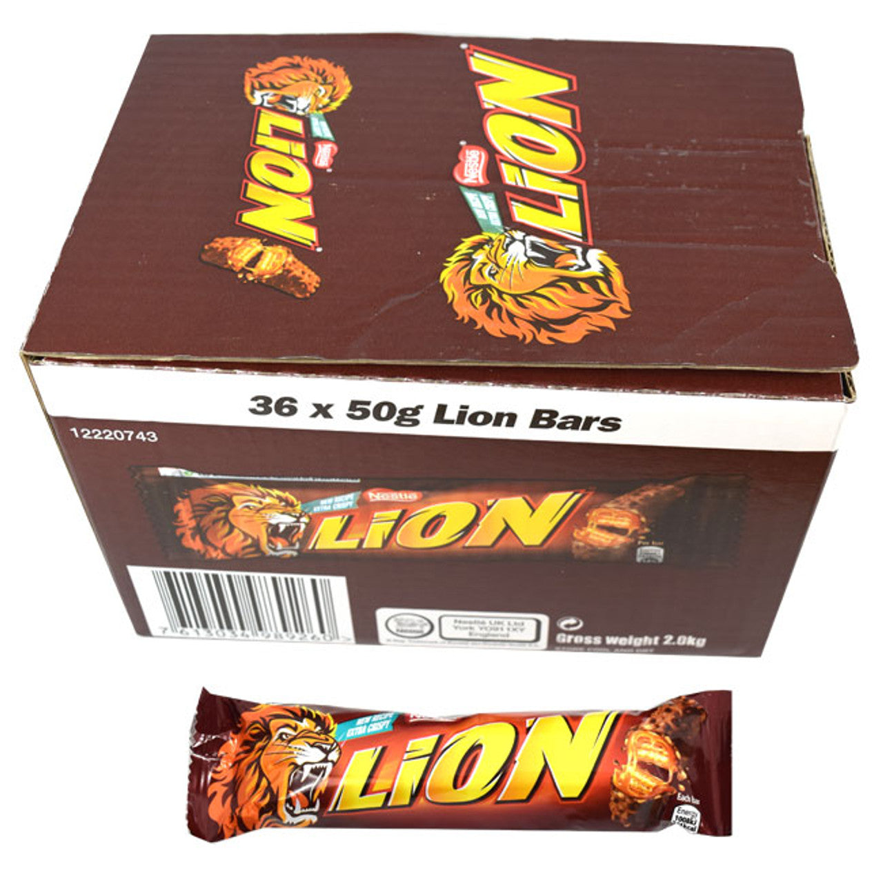 Lion Candy Bar 1.76oz (UK) - 36ct