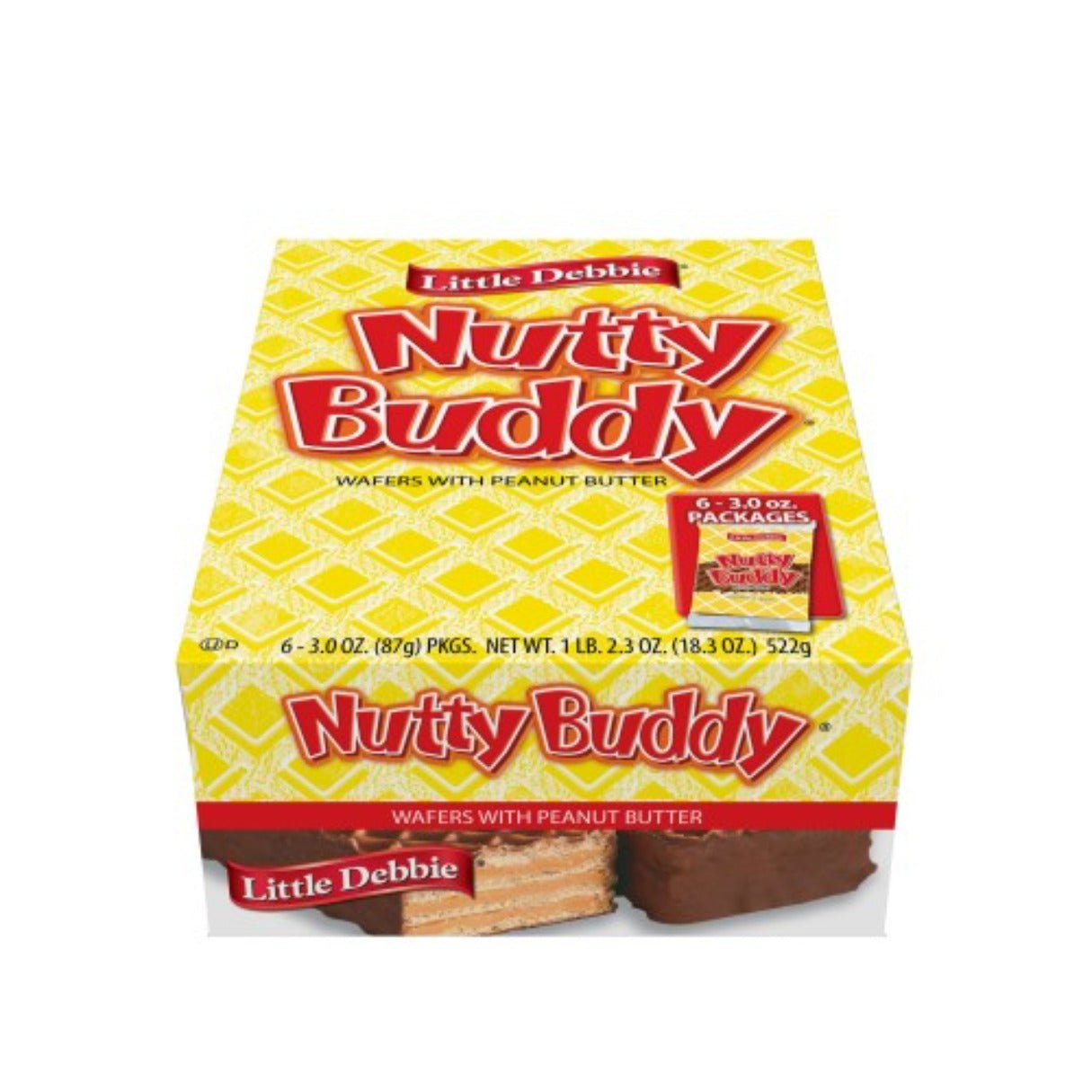 Little Debbie Nutty Buddy Bars 3oz - 6ct