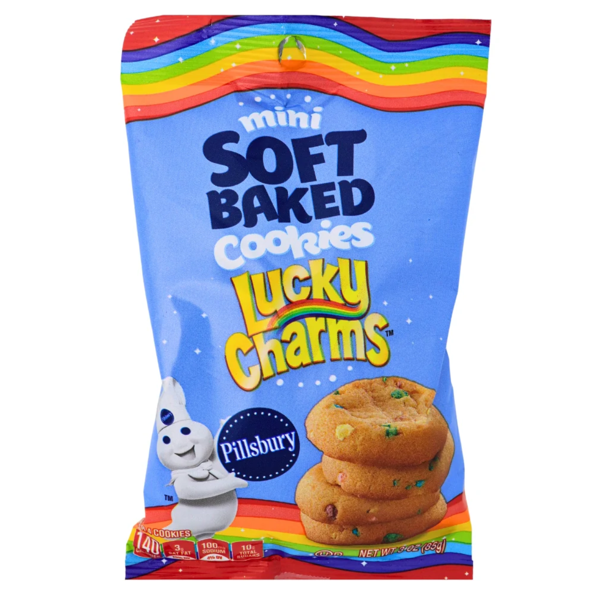 Pillsbury Lucky Charms Mini Soft Baked Cookies 3oz - 12ct